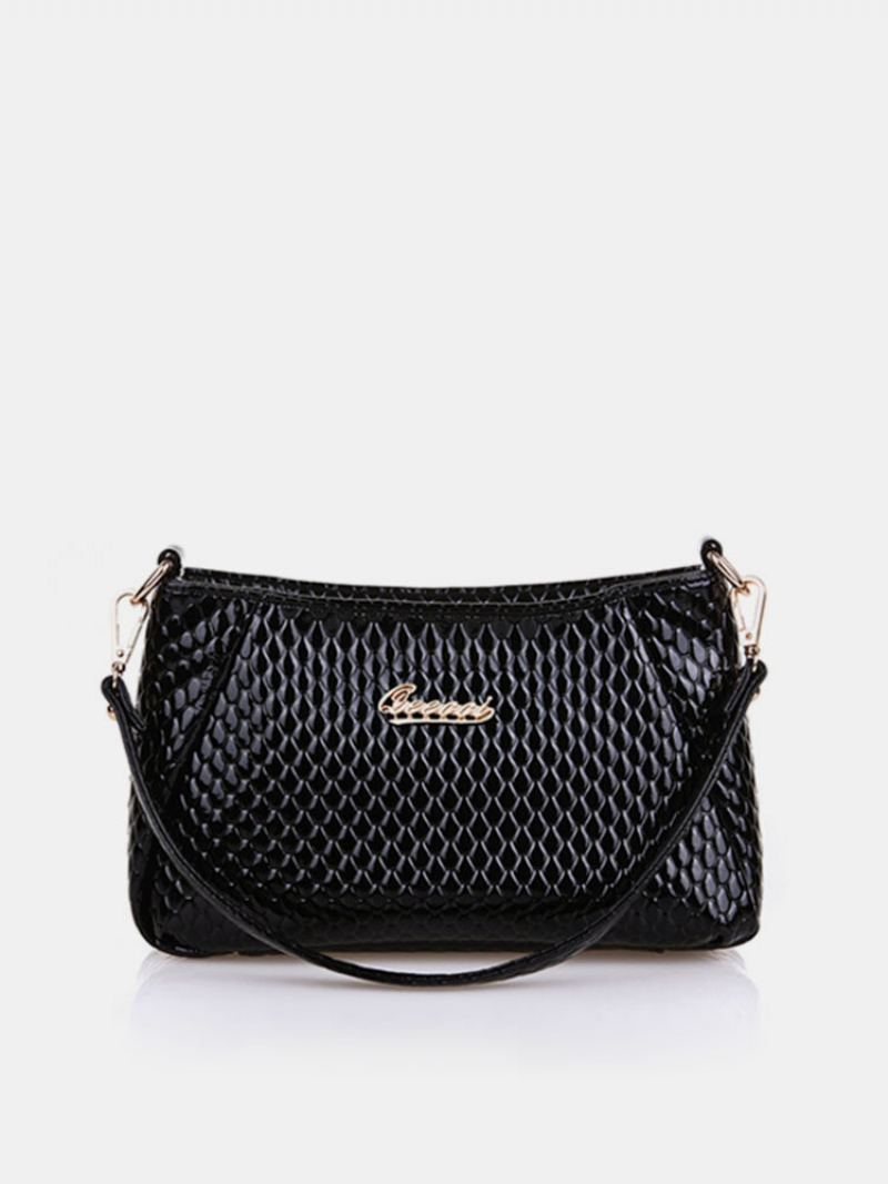 Dámská Taška Pu Crocodile Crossbody Přes Rameno Nákupní