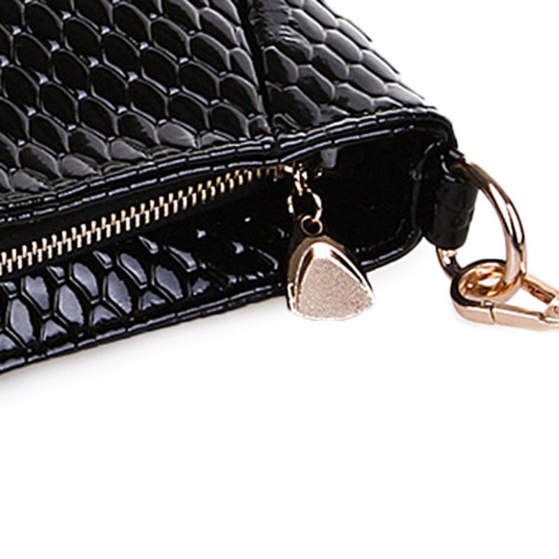 Dámská Taška Pu Crocodile Crossbody Přes Rameno Nákupní