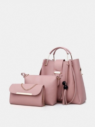 Dámská Třídílná Kabelka Crossbody Set Tassel