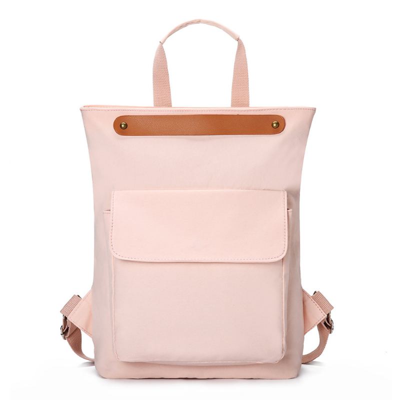 Dámská Velká Plátěná Crossbody Taška Ležérní Batoh