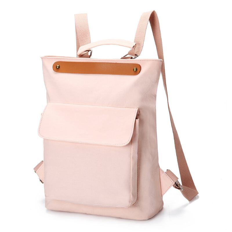 Dámská Velká Plátěná Crossbody Taška Ležérní Batoh