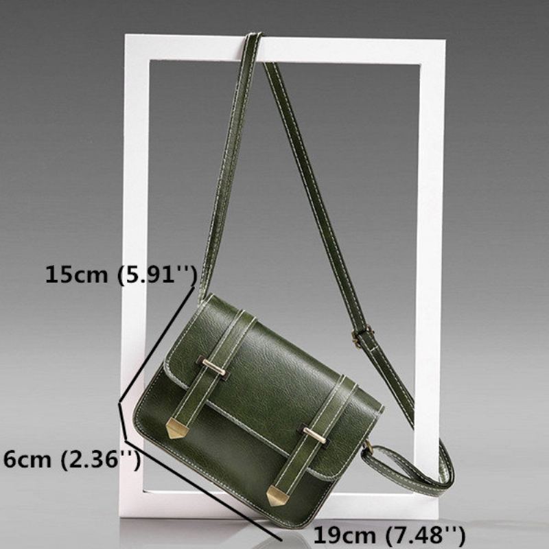 Dámská Vintage Pevná Crossbody Taška Mini Na Telefon