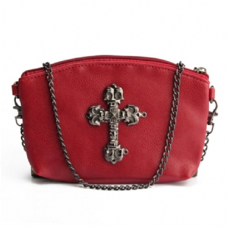 Dámské Cross Buckle Print Design Ležérní Elegantní Crossbody Kabelky Tašky Přes Rameno Pro Volný Čas