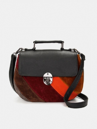 Dámské Elegantní Crossbody Kabelky S Kontrastní Barvou Shell Design Přes Rameno Casaul Vintage