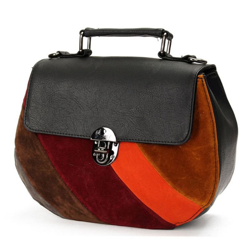 Dámské Elegantní Crossbody Kabelky S Kontrastní Barvou Shell Design Přes Rameno Casaul Vintage