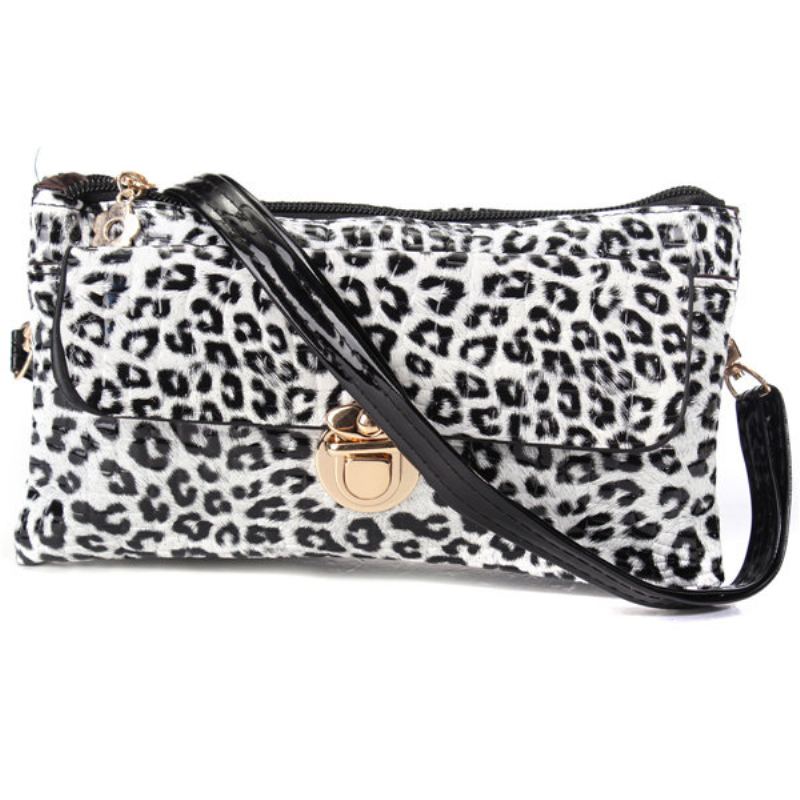 Dámské Elegantní Zebra Leopard Grain Casual Crossbody Kabelky Vintage Přes Rameno