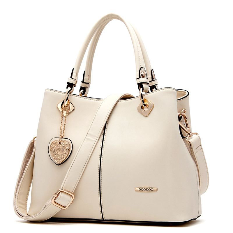 Dámské Kabelky Big Pu Leather Letter Women Bag