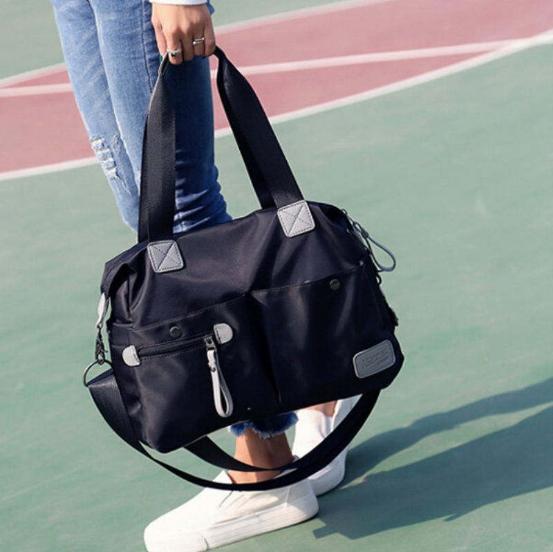 Dámské Nylonové Vícekapsové Ležérní Odolné Voděodolné Kabelky Crossbody