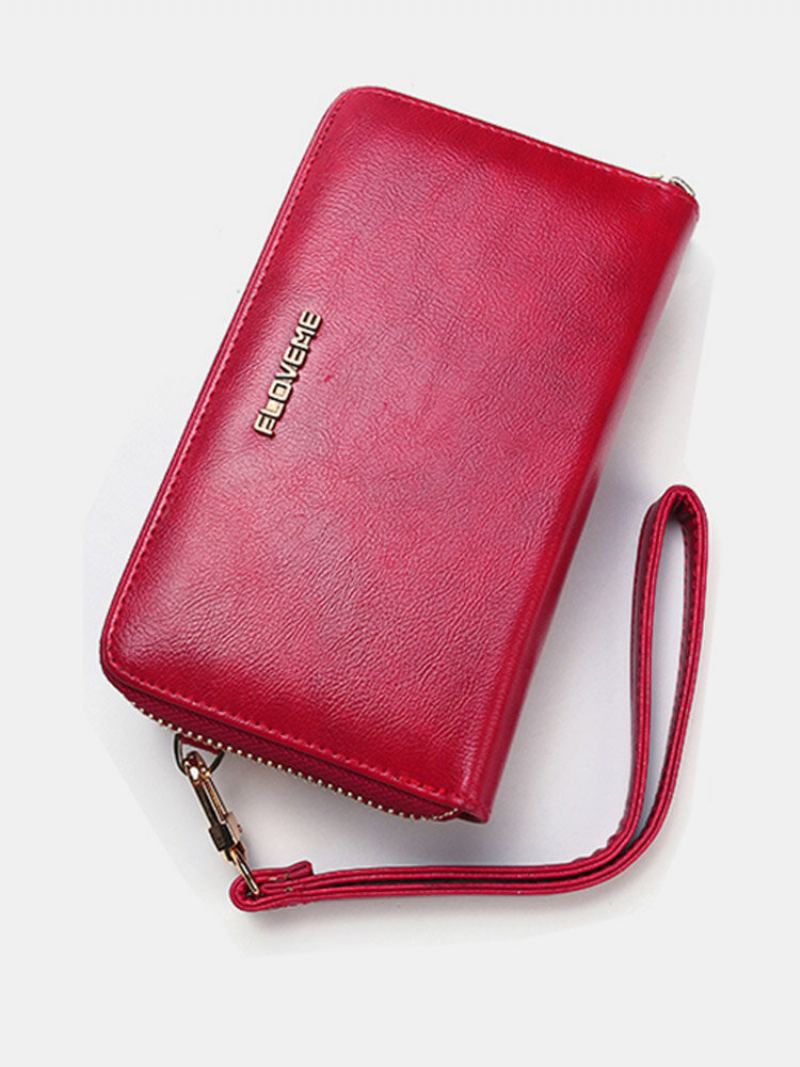 Dámské Pánské Pu Kožené Univerzální 5.5palcové Pouzdro Na Telefon Vintage Kabelka Na Crossbody