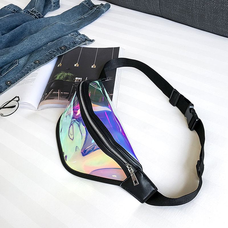 Dámské Průhledné Pasové Tašky Pvc Fanny Pack Belt Bum Bags