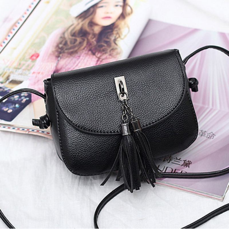 Dámské Vintage Crossbody Kabelky S Pevným Střapcem Tašky Přes Rameno Pro Volný Čas