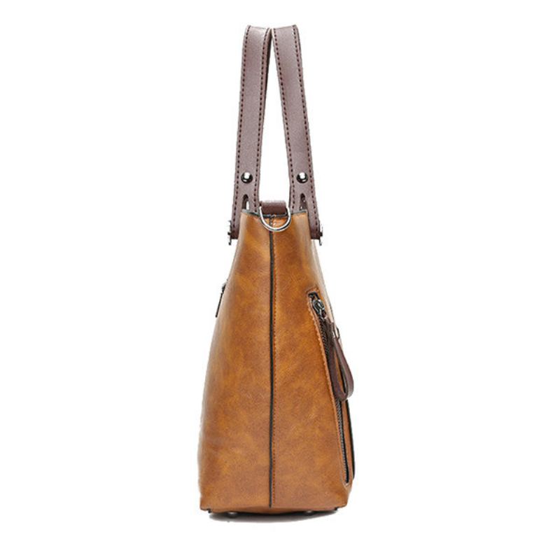 Dámské Vintage Kabelky Z Umělé Kůže Přes Rameno Crossbody