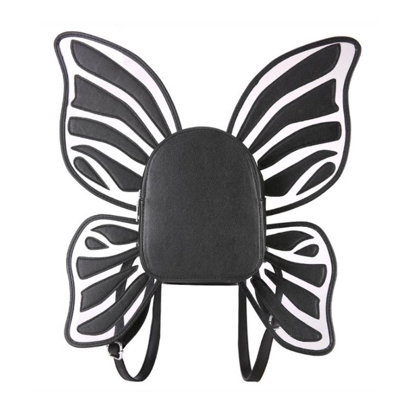 Dámský Batoh Angles Wings Pu Materiál Butterfly Shape Pack-pytel Pro Ženy