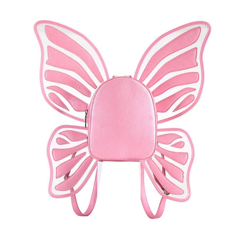 Dámský Batoh Angles Wings Pu Materiál Butterfly Shape Pack-pytel Pro Ženy