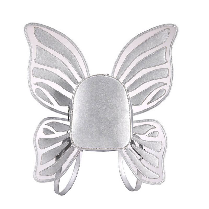 Dámský Batoh Angles Wings Pu Materiál Butterfly Shape Pack-pytel Pro Ženy