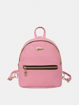 Dámský Batoh Candy Color Solid Preppy Chic Mini Bag