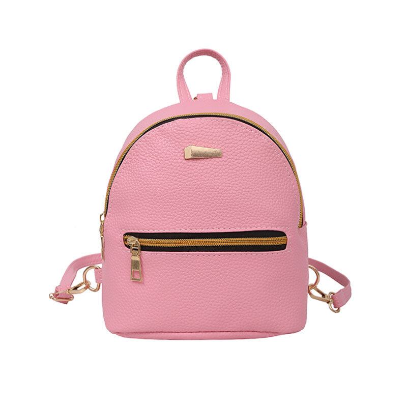 Dámský Batoh Candy Color Solid Preppy Chic Mini Bag