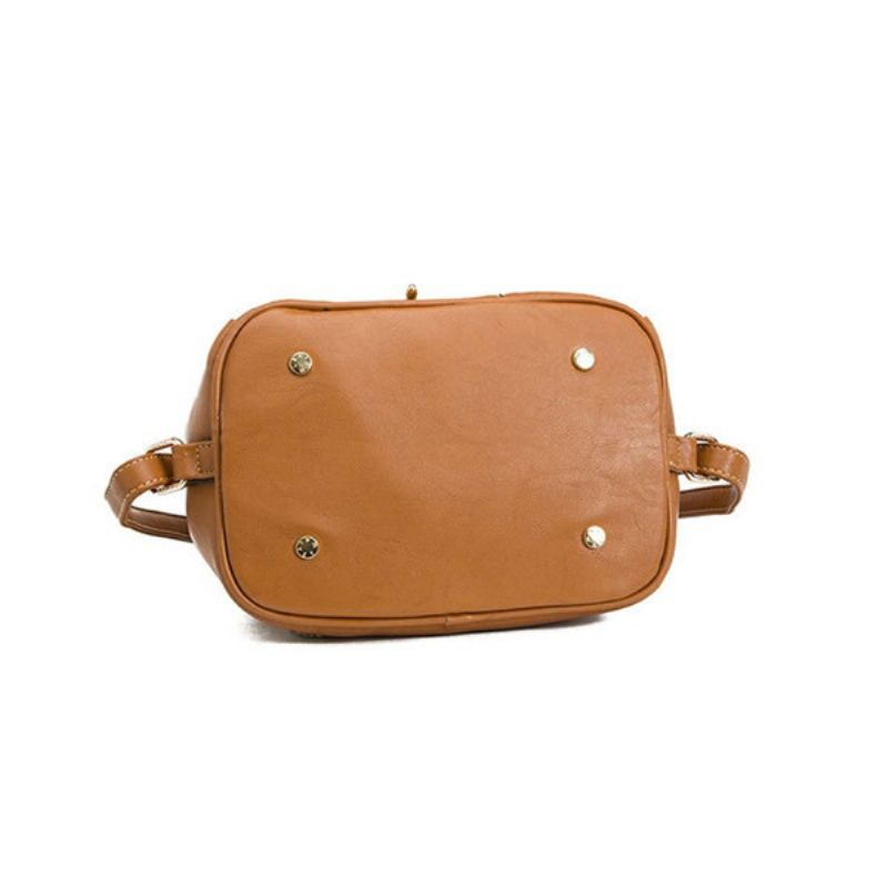 Dámský Multifunkční Bucket Vintage Batoh Neformální Tašky Přes Rameno Volný Čas Crossbody Kabelka