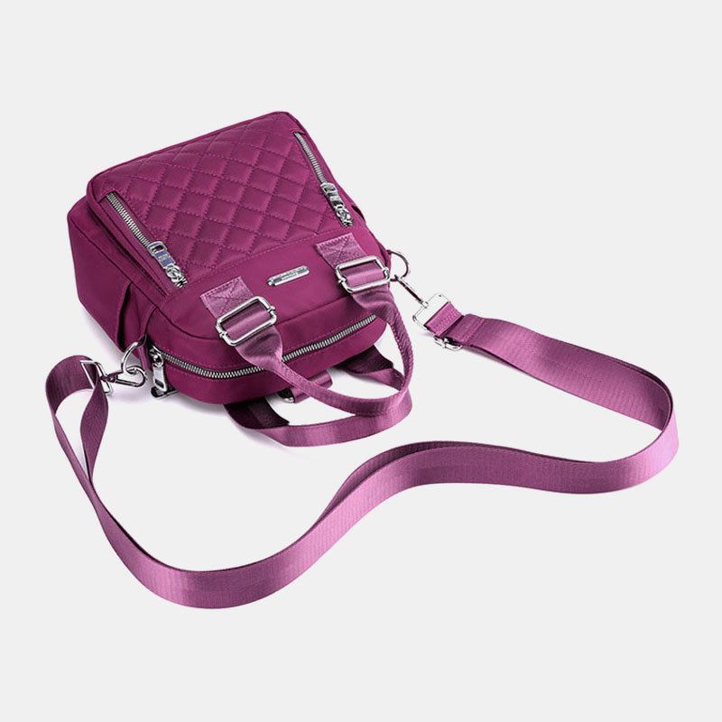 Dámský Nylonový Batoh Crossbody S Kabelkou Diamond