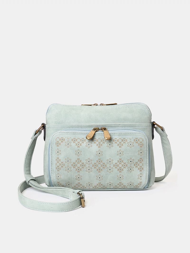 Dutá Lehká Crossbody Kabelka S Designem V Květinovém Designu