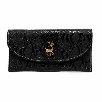 Dvojitá Peněženka Snake Purse Elegantní Minimalistická S Přezkou Pro Dámy