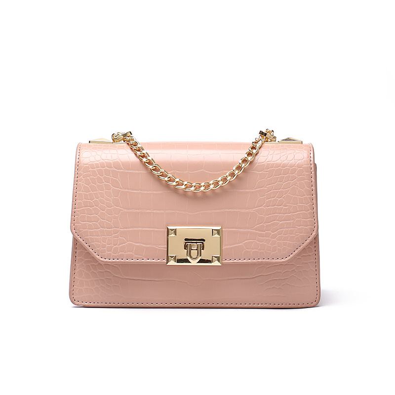 Kabelka Taška Female Spring 2023 Small Square Bag Jednobarevná Chain Shoulder Messenger Dámská