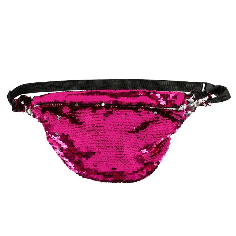 Lesklá Taška Do Pasu S Nastavitelným Popruhem Pro Ženy Fashion Fanny Pack Na Plážový Festivalový Karneval