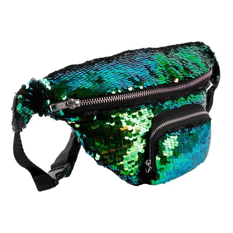 Lesklý Neon Fanny Pack Pro Ženy Módní Taška Do Pasu Na Výlet Na Rave Festival Party