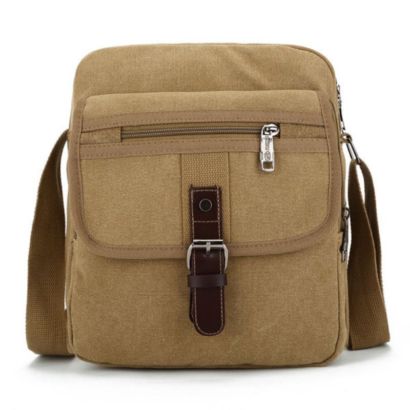 Men Small Outdoor Retro Casual Messenger Sport Canvas Crossbody Kabelka