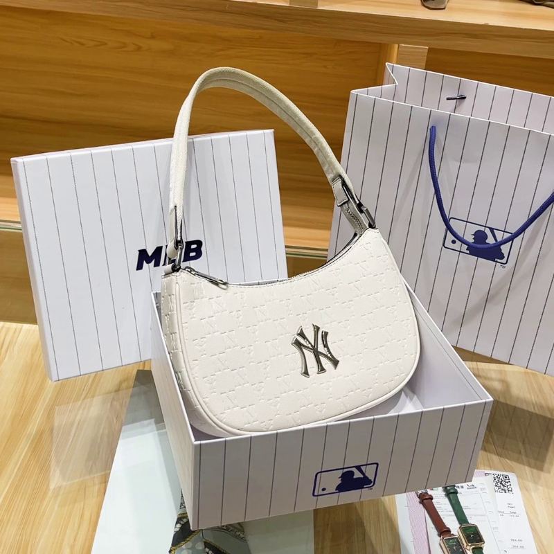 Mlb Underarm Bag Summer High-end Feeling Niche White Crescent Bag Kabelka Přes Rameno Malá Taška