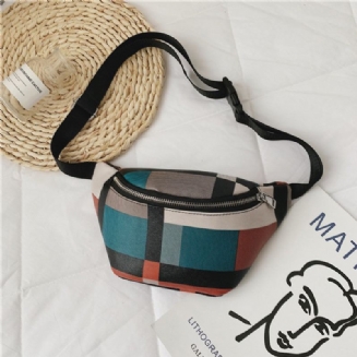 Módní Kapsy Dámská New Wave Wild Hit Color Crossbody Hrudní Taška Cizí Dívka Přes Rameno Na Mobilní Telefon