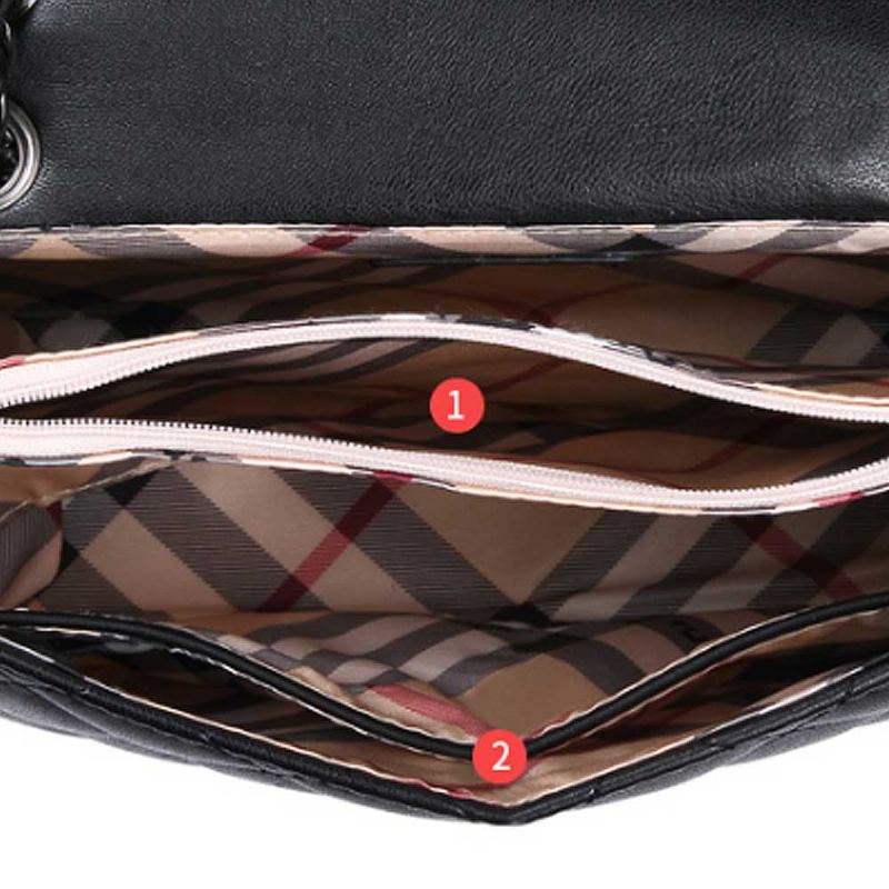 Módní Malá Dámská Taška Přes Rameno S Kosočtvercovým Vzorem Řetízku Casual Messenger Bag