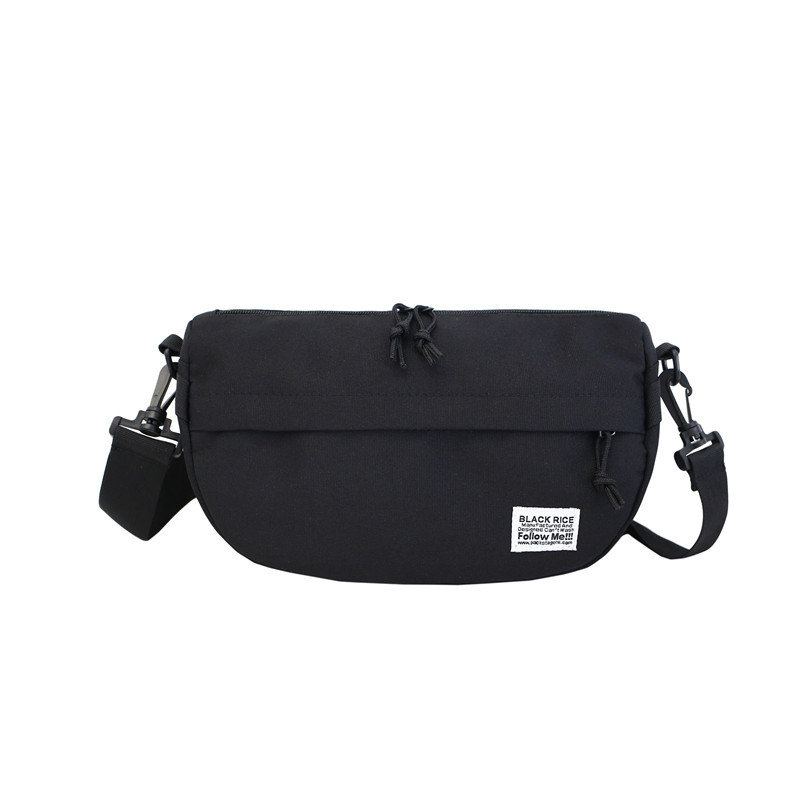 Muži Casual Color Block Zip Sports Couple Small Bag