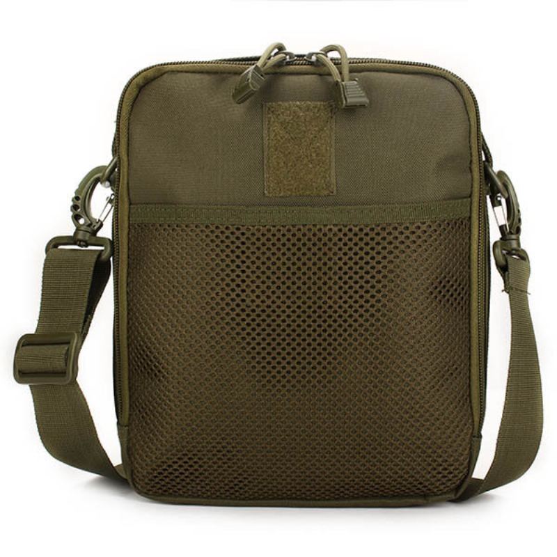 Muži Ženy Nylonová Sportovní Outdoor Tactical Army Ipad Crossbody Taška Přes Rameno