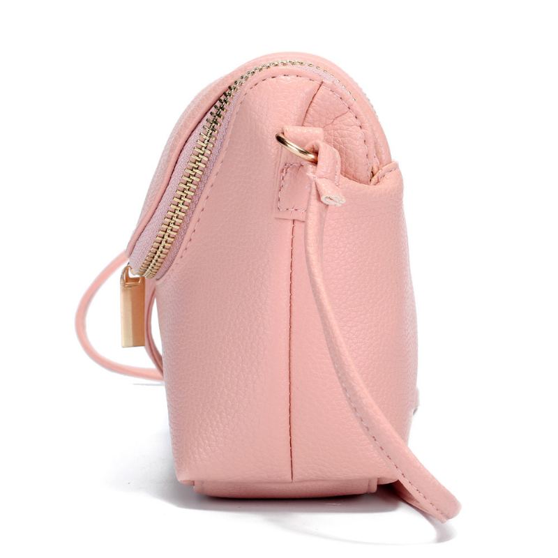 Neformální Candy Color Pu Kožené 5.5palcové Kabelky Na Telefon Crossbody Tašky Přes Rameno Pro Ženy