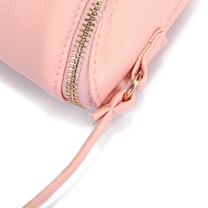 Neformální Candy Color Pu Kožené 5.5palcové Kabelky Na Telefon Crossbody Tašky Přes Rameno Pro Ženy