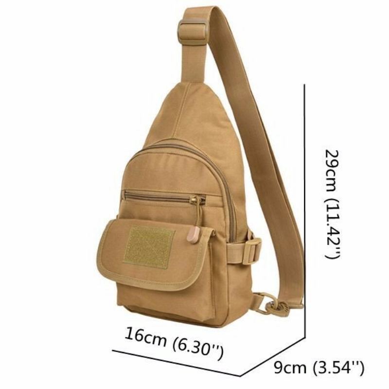 Nepromokavá Nylonová Crossbody Taška Venkovní Přes Rameno Neformální Na Hrudník Pro Muže