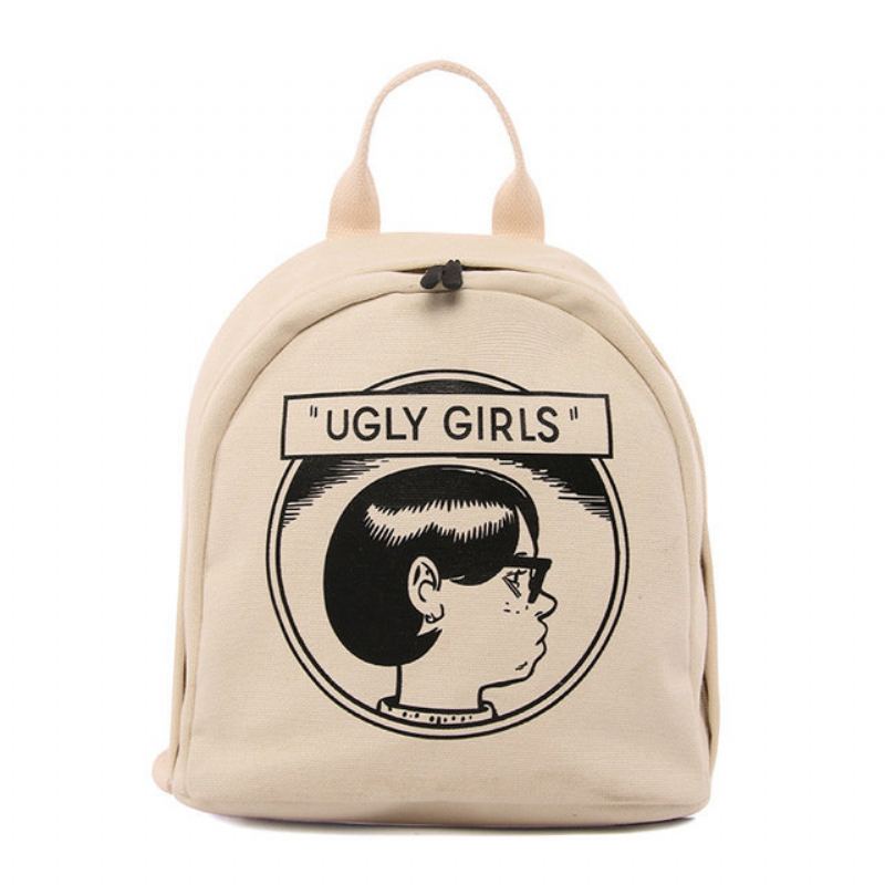 New Ins Plátěná Taška Přes Rameno Vintage Sense Girl Bag College Wind Campus Studentský Malý Batoh