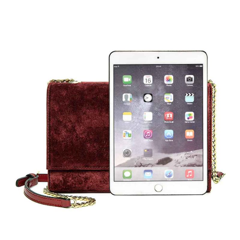 New Velvet Fashion Flip Cover Small Square Bag Dámská Kabelka Přes Rameno Podzim Zima 2023