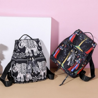 Nová Taška Přes Rameno Dámská Kabelka Pro Volný Čas Nylon College Wild Student Bag Dámský Batoh Národního Stylu