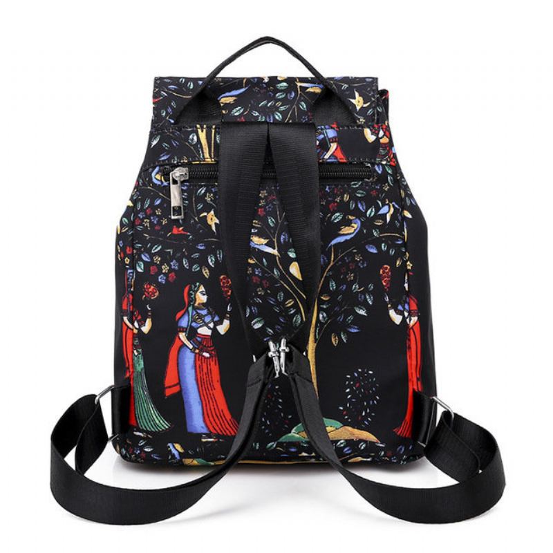 Nová Taška Přes Rameno Dámská Kabelka Pro Volný Čas Nylon College Wild Student Bag Dámský Batoh Národního Stylu