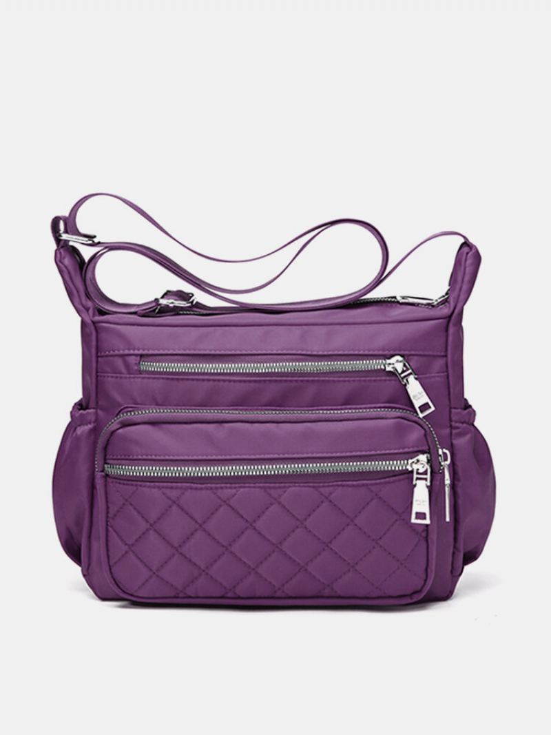 Nylonové Dámské Vícekapsové Ležérní Tašky Přes Rameno Crossbody Kabelky