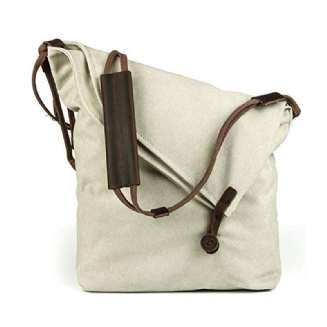 Oversized Casual Canvas Crossbody Messenger Bag Unisex Retro Hobo Taška Pro Muže A Ženy