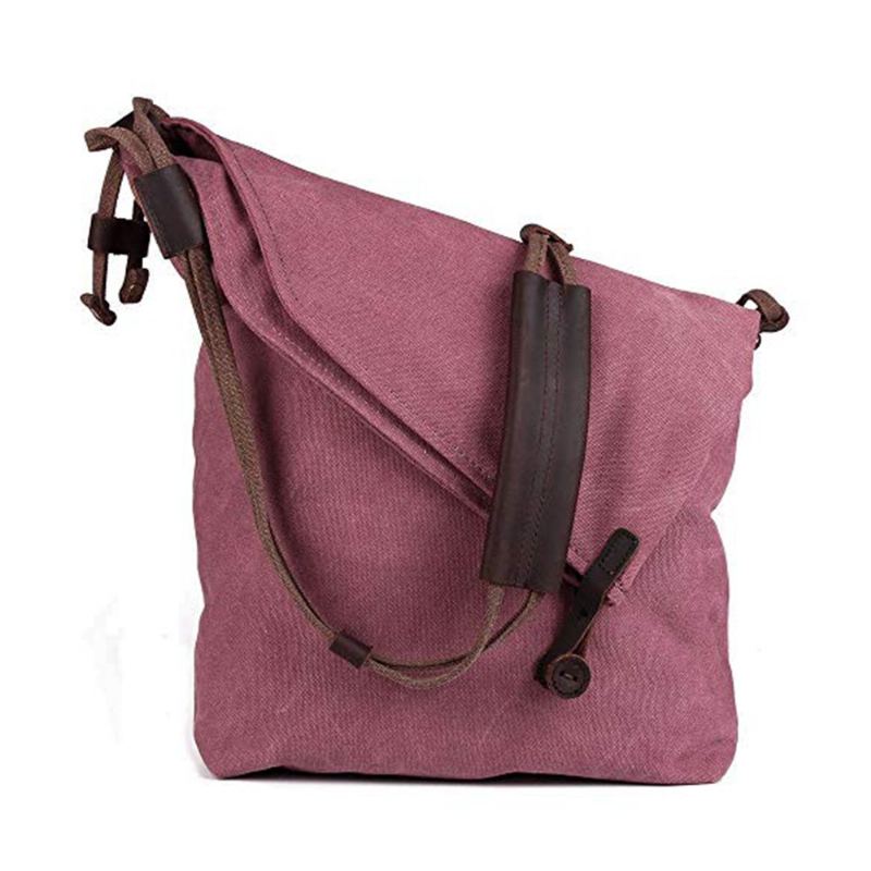 Oversized Casual Canvas Crossbody Messenger Bag Unisex Retro Hobo Taška Pro Muže A Ženy