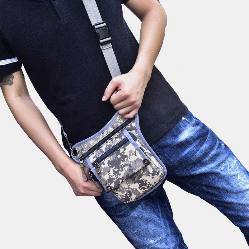 Pánská Kamuflážní Vícenosná Venkovní Multifunkční Taktická Taška Do Pasu Crossbody