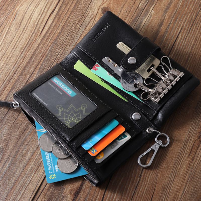 Pánská Peněženka Na Vizitky Z Pravé Kůže Bifold Wallet Pack