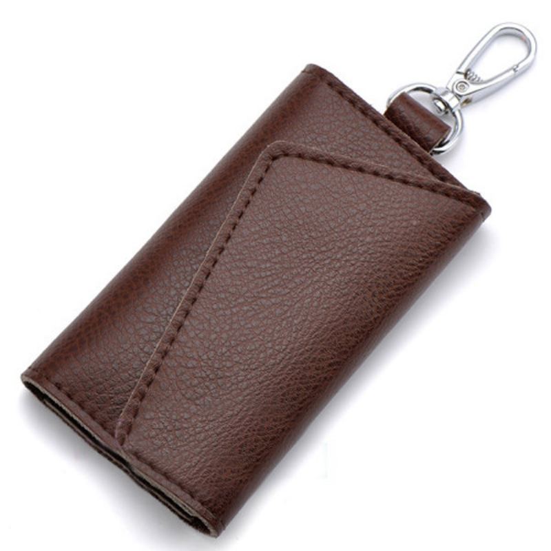 Pánská Peněženka Z Hovězí Kůže Key Original Leather Passport Wristlet Wallet