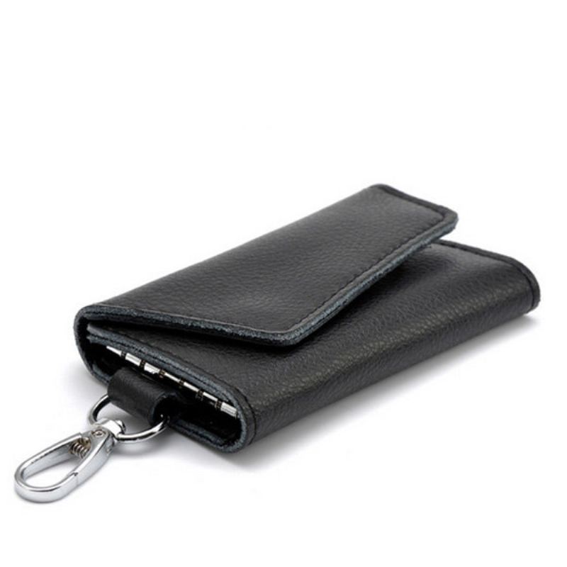 Pánská Peněženka Z Hovězí Kůže Key Original Leather Passport Wristlet Wallet