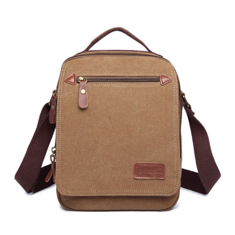 Pánská Plátěná Kabelka Ipad Bag Outdoor Crossbody