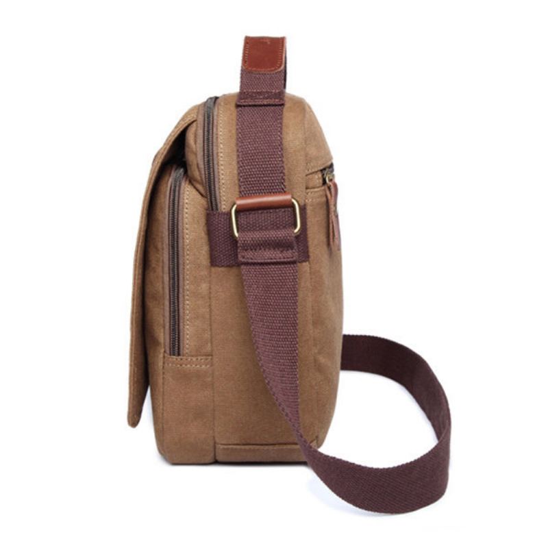 Pánská Plátěná Kabelka Ipad Bag Outdoor Crossbody